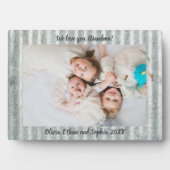 Rustic Metal Persoonlijke naam Foto Plaque Fotoplaat (voorkant)