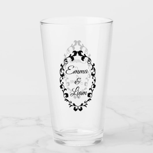 Rustic Mexican Wedding Cups & Glasses Glas (Voorkant)