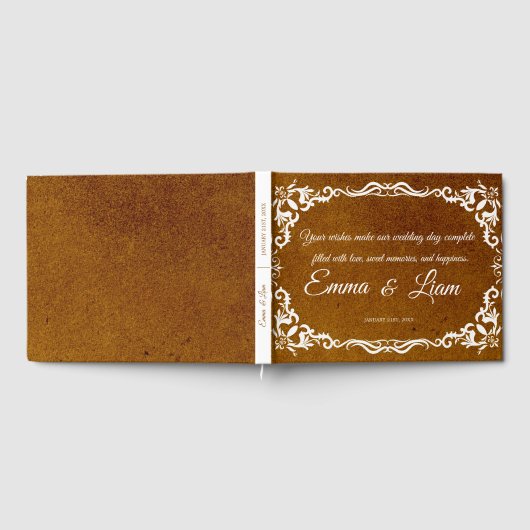 Rustic Mexican Wedding Guest Book  Gastenboek (Volledig)