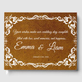 Rustic Mexican Wedding Guest Book  Gastenboek (Voorkant)