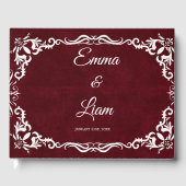 Rustic Mexican Wedding Guest Book Gastenboek (Voorkant)