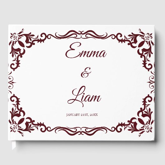 Rustic Mexican Wedding Guest Book  Gastenboek (Voorkant)