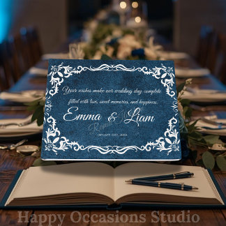 Rustic Mexican Wedding Guest Book  Gastenboek