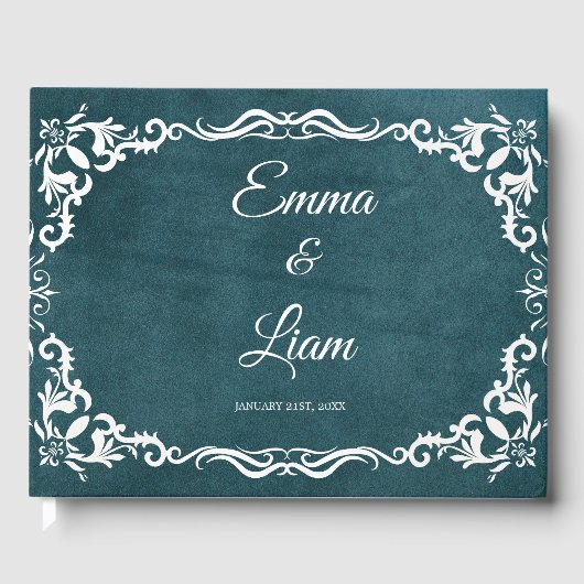 Rustic Mexican Wedding Guest Book  Gastenboek (Voorkant)