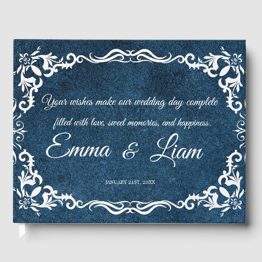 Rustic Mexican Wedding Guest Book Gastenboek (Voorkant)