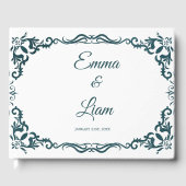 Rustic Mexican Wedding Guest Book Gastenboek (Voorkant)