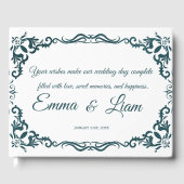 Rustic Mexican Wedding Guest Book Gastenboek (Voorkant)