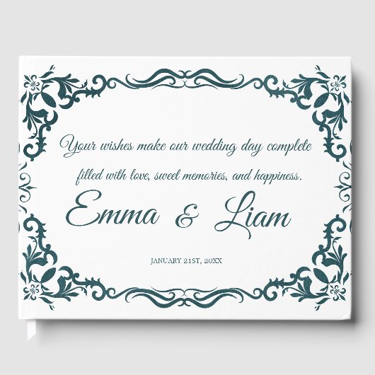 Rustic Mexican Wedding Guest Book  Gastenboek (Voorkant)