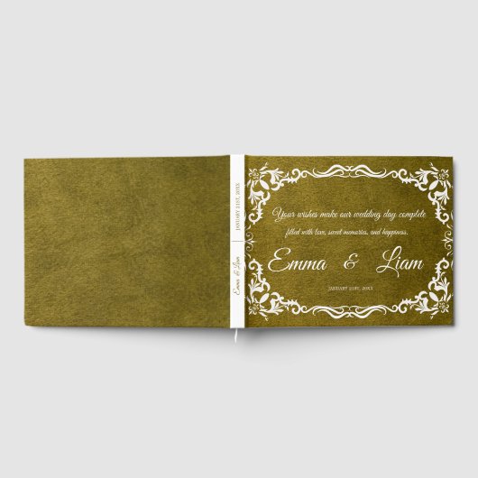 Rustic Mexican Wedding Guest Book  Gastenboek (Volledig)