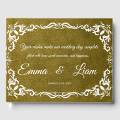 Rustic Mexican Wedding Guest Book  Gastenboek (Voorkant)