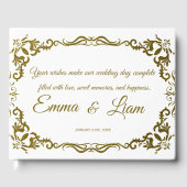 Rustic Mexican Wedding Guest Book  Gastenboek (Voorkant)