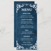 Rustic Mexican Wedding Menu Card (Voorkant / Achterkant)