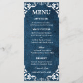 Rustic Mexican Wedding Menu Card (Voorkant)