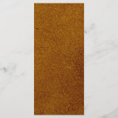 Rustic Mexican Wedding Menu Card (Achterkant)