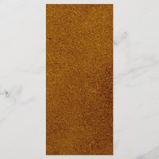 Rustic Mexican Wedding Menu Card (Achterkant)