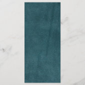 Rustic Mexican Wedding Menu Card (Achterkant)