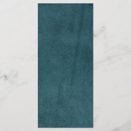 Rustic Mexican Wedding Menu Card (Achterkant)