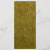 Rustic Mexican Wedding Menu Card (Achterkant)