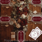 Rustic Mexican Wedding Menu Card