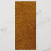 Rustic Mexican Wedding Menu Card (Achterkant)