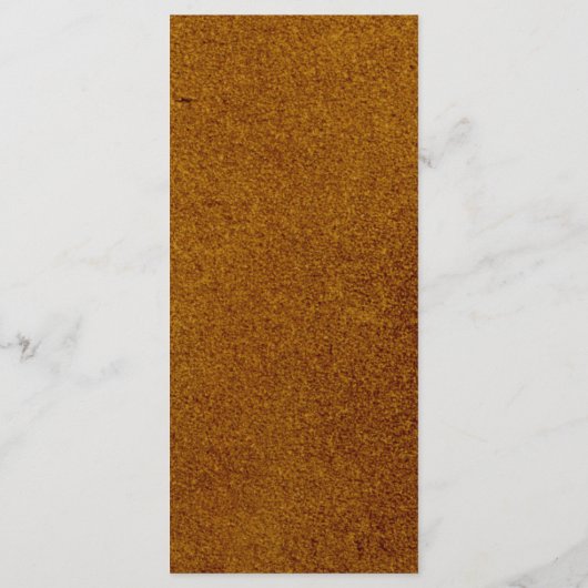 Rustic Mexican Wedding Menu Card (Achterkant)