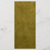 Rustic Mexican Wedding Menu Card (Achterkant)