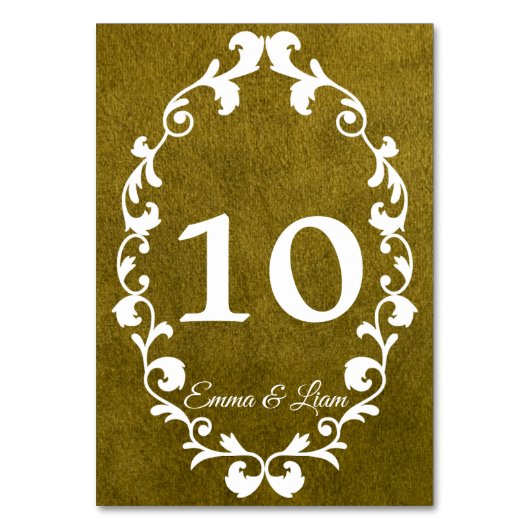 Rustic Mexican Wedding Table Number Card Kaart (Achterkant)