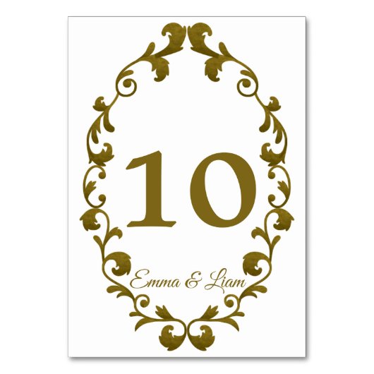 Rustic Mexican Wedding Table Number Card Kaart (Voorkant)