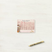 Rustic Milk Can country Wedding Post-it® Notes (Op bureau)