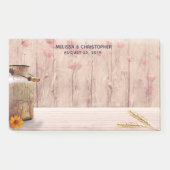 Rustic Milk Can country Wedding Post-it® Notes (Voorkant)