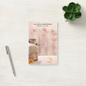 Rustic Milk Can country Wedding Post-it® Notes (Kantoor)