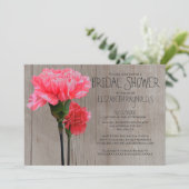 Rustic mini-anjer Bridal Shower-uitnodigingen Kaart (Staand voorkant)