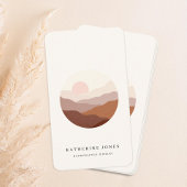Rustic Minimalist Boho Visitekaartje