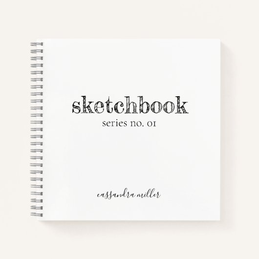 Rustic Minimalistisch Handboek met briefterend han Notitieboek (Voorkant)