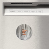 Rustic Minnesota Shape Magneet (Insitu (Vaatwasser))