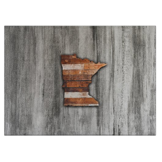 Rustic Minnesota Shape Snijplank (Voorkant)