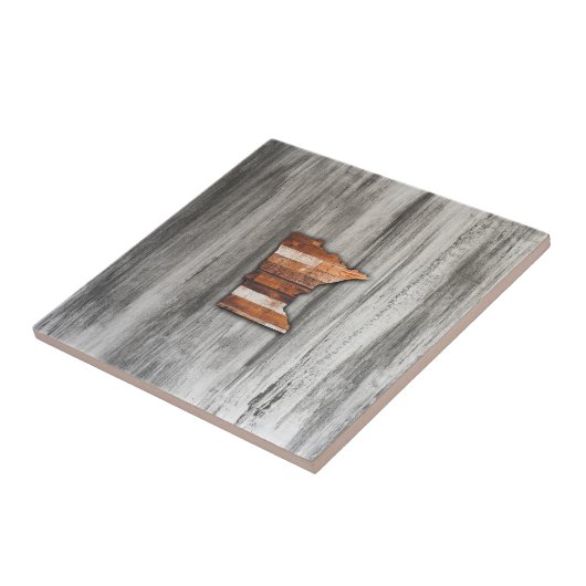 Rustic Minnesota Shape Tegeltje (Zijkant)