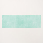 Rustic Mint & Yellow Boho Geo Modern, gepersonalis Yogamat (Achterkant (horizontaal))