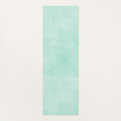 Rustic Mint & Yellow Boho Geo Modern, gepersonalis Yogamat (Achterkant)