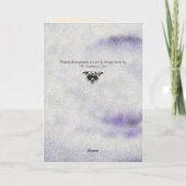 Rustic Mistletoe Yule Winter Solstice Feestdagen Kaart (Achterkant)