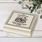 Rustic Modern Bergen Custom Rubberstempel