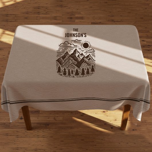 Rustic Modern Bergen Custom Tafelkleed