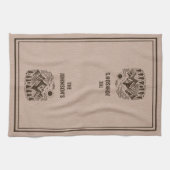 Rustic Modern Bergen Custom Theedoek (Horizontaal)