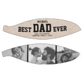 Rustic Modern BEST DAD EVER Cool Photo Collage Basketbal (Panelen)