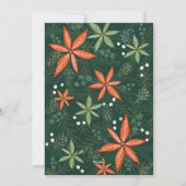 Rustic Modern Calligrafie Foto voor kerst Feestdagenkaart (Achterkant)