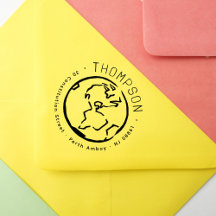 Rustic Modern Earth Americas Return Address