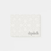 Rustic Modern Farmhouse Tegel Pattern Add Jouw naa Post-it® Notes (Voorkant)