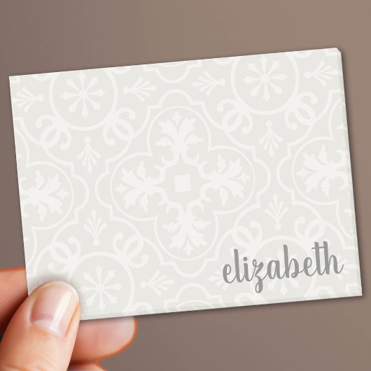 Rustic Modern Farmhouse Tegel Pattern Add Jouw naa Post-it® Notes