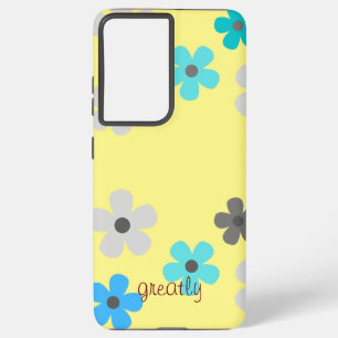 Rustic Modern Floral Samsung Galaxy S21 Ultra Hoes Hoesje
