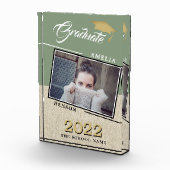 Rustic Modern Green Afstuderen Afstuderen Fotoblokken (Rechts)